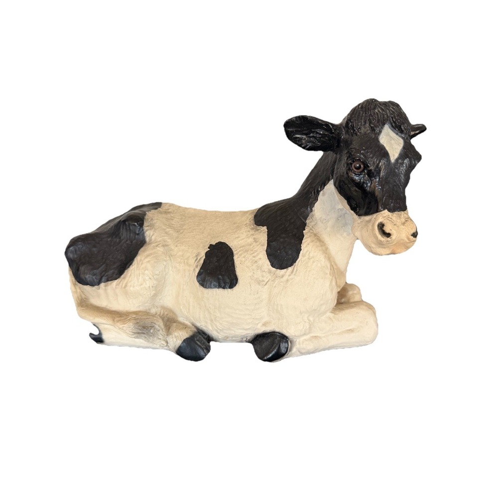 Home Decor Cow Gift, Large accent cottage core gramma core country  Vintage Farm